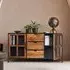 Rieti 2 Door Medium Sideboard - Natural, Mango Wood