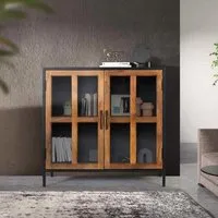Rieti 2 Door Small Sideboard - Natural, Mango Wood
