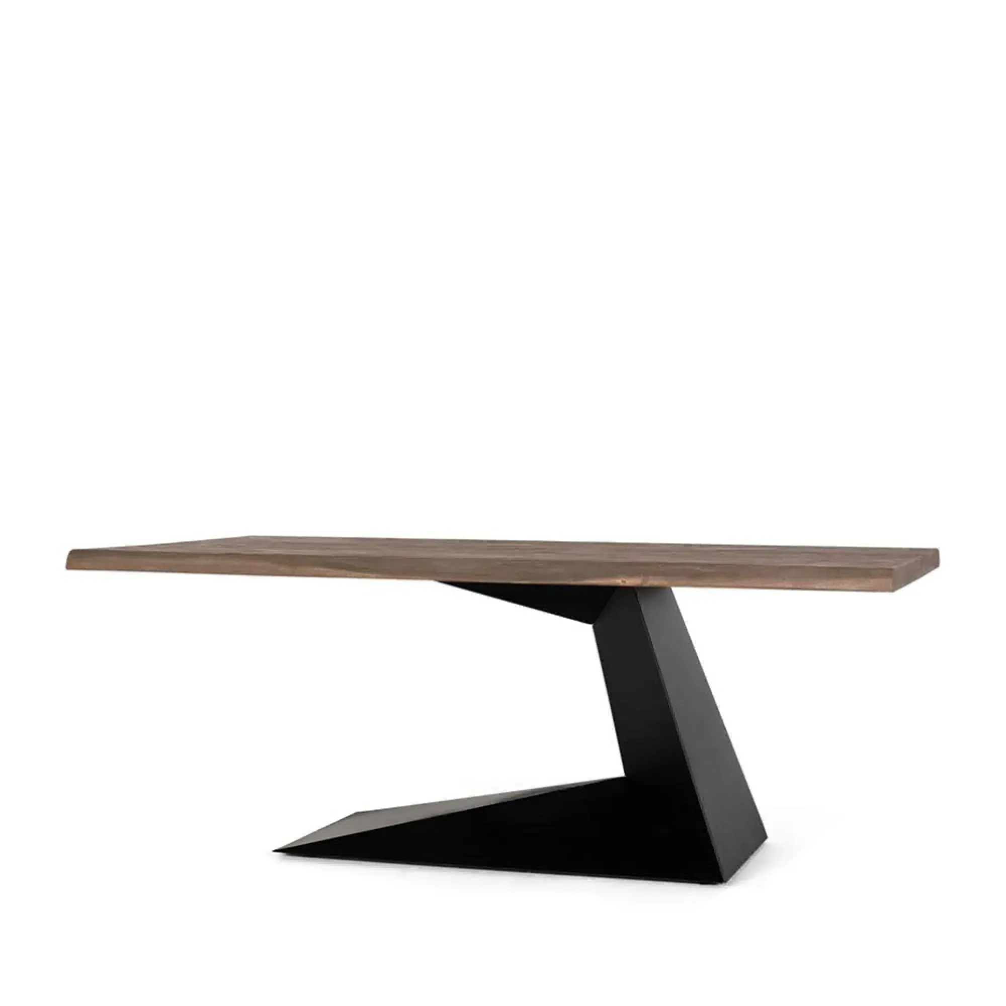 Rieti 8-Seater Pedestal Dining Table - Rustic, Acacia Wood