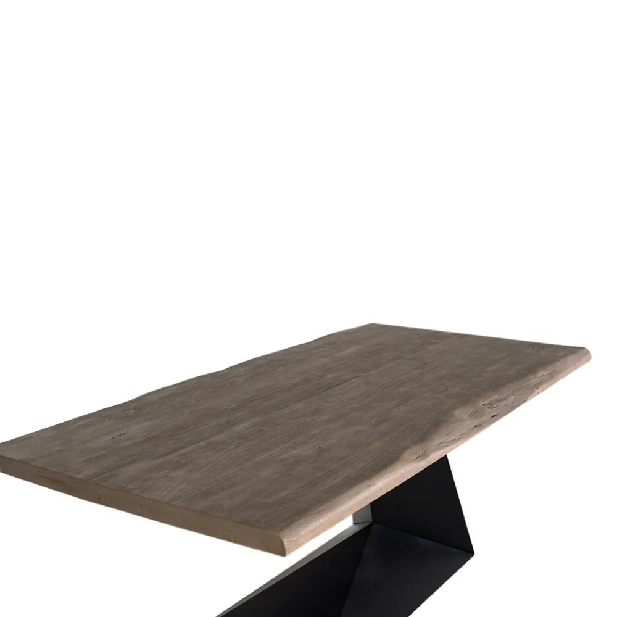 Rieti 8-Seater Pedestal Dining Table - Rustic, Acacia Wood