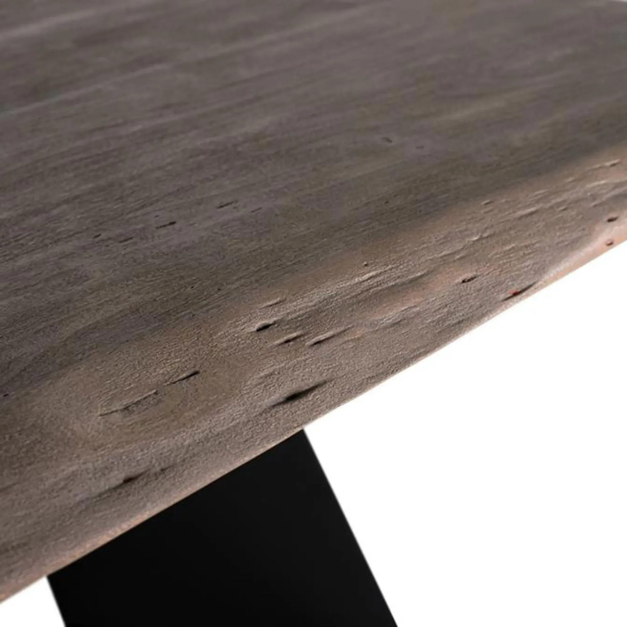 Rieti 8-Seater Pedestal Dining Table - Rustic, Acacia Wood