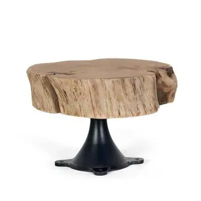 Rieti Industrial Mango Wood Coffee Table - Natural, Black image