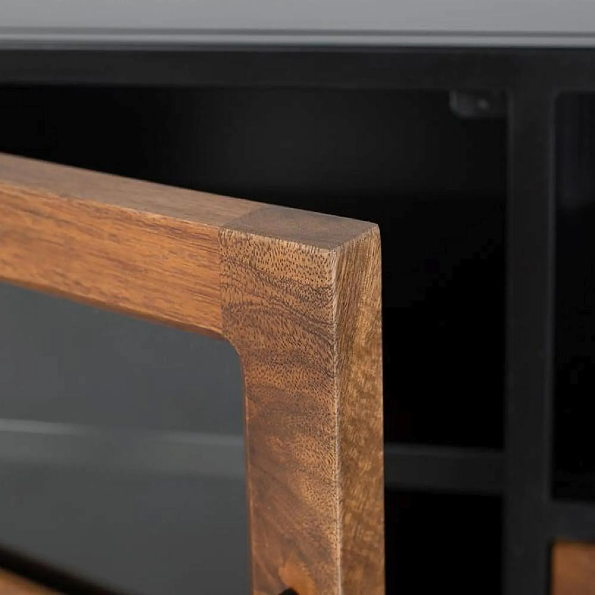 Rieti TV Unit with Storage - Natural, Mango Wood