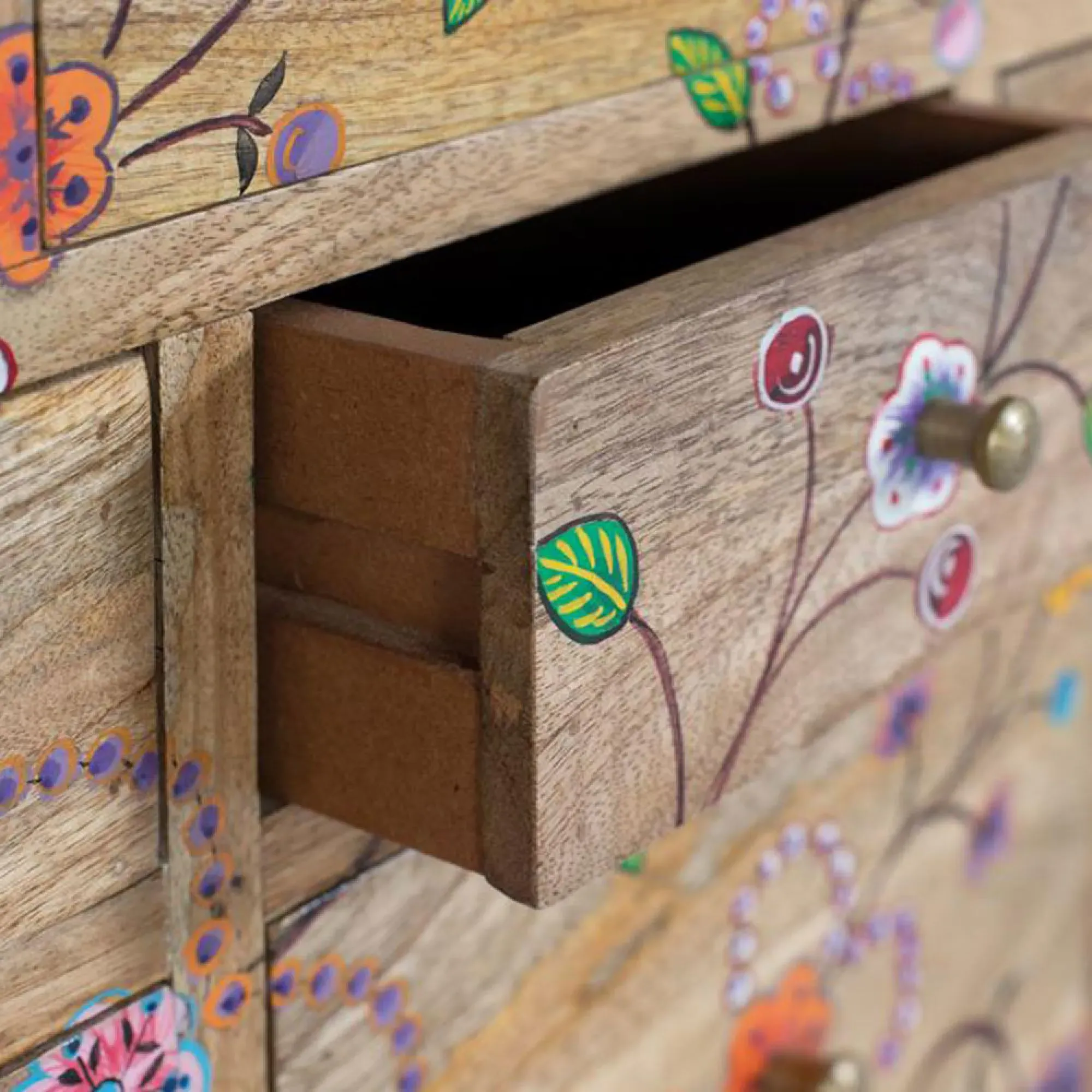 Rimini Multi Drawer Chest - Natural