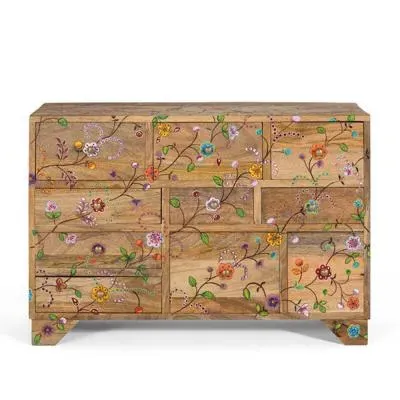 Rimini Multi Drawer Chest - Natural