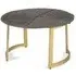 Rome Round Coffee Table - Bronze, Metal