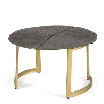 Rome Round Coffee Table - Bronze, Metal image