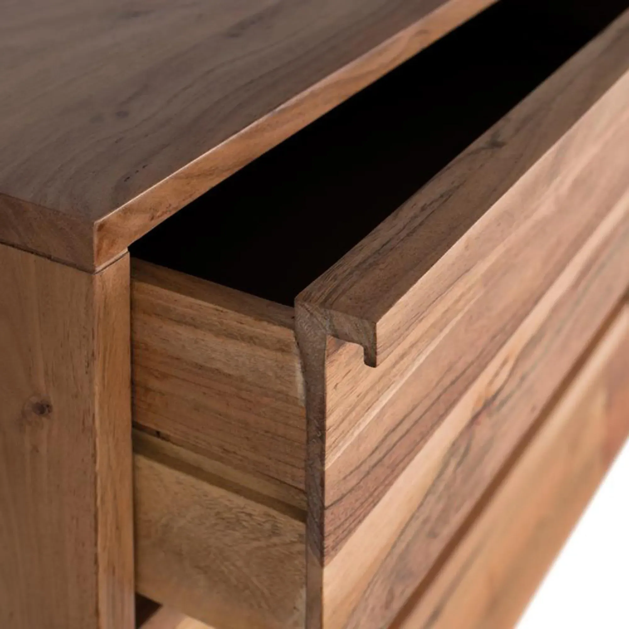 Ronceverte 6 Drawer Wide Chest - Natural, Acacia Wood