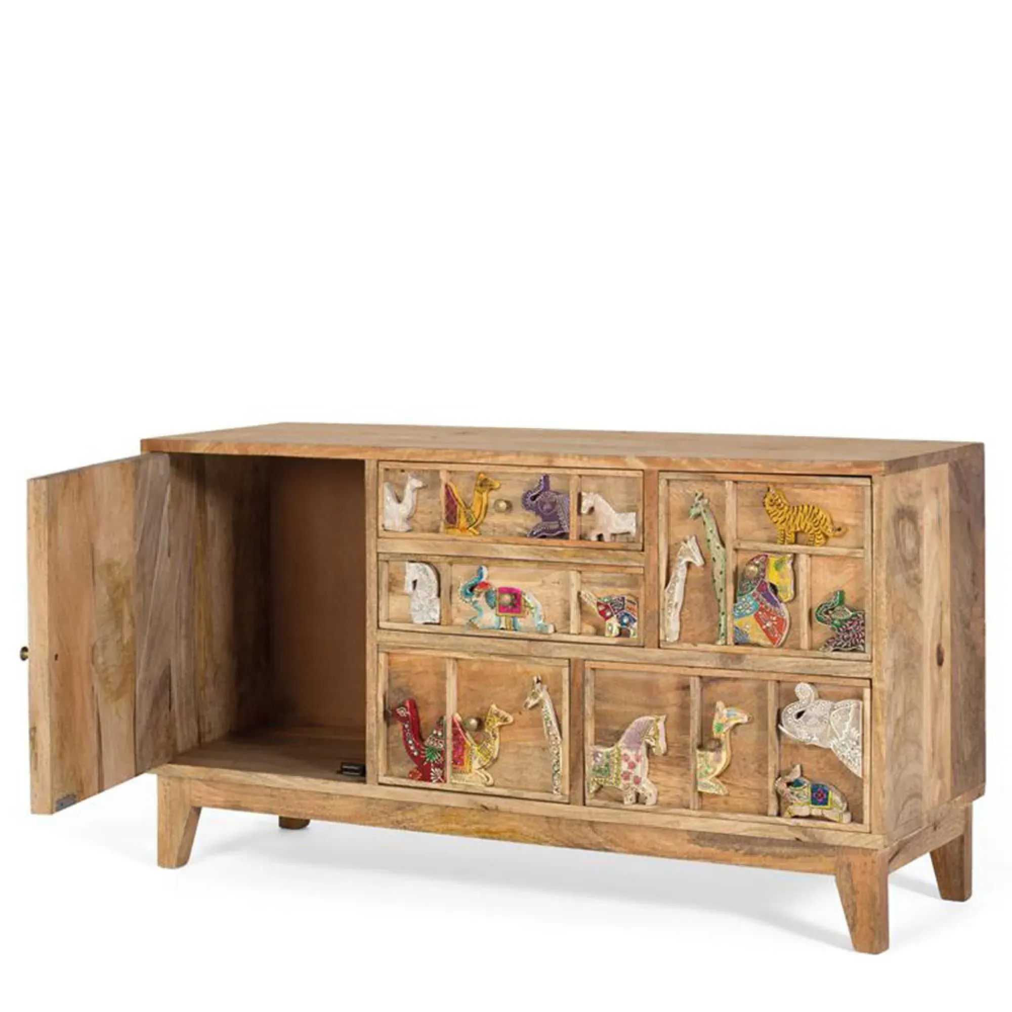 Safari Small Sideboard - Natural, Mango Wood