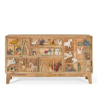 Safari Small Sideboard - Natural, Mango Wood image
