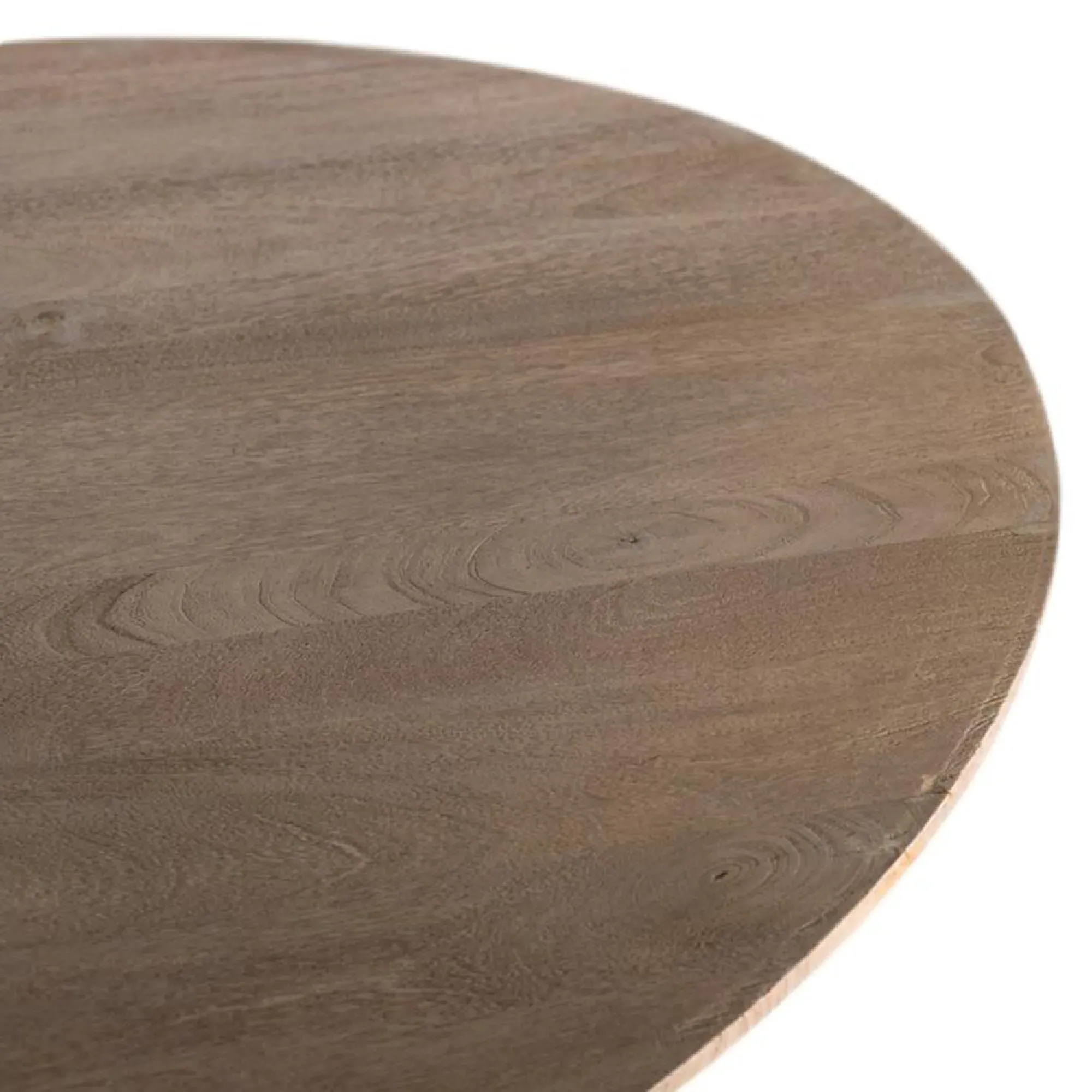 Savona Round 6-Seater Pedestal Dining Table - Natural, Mango