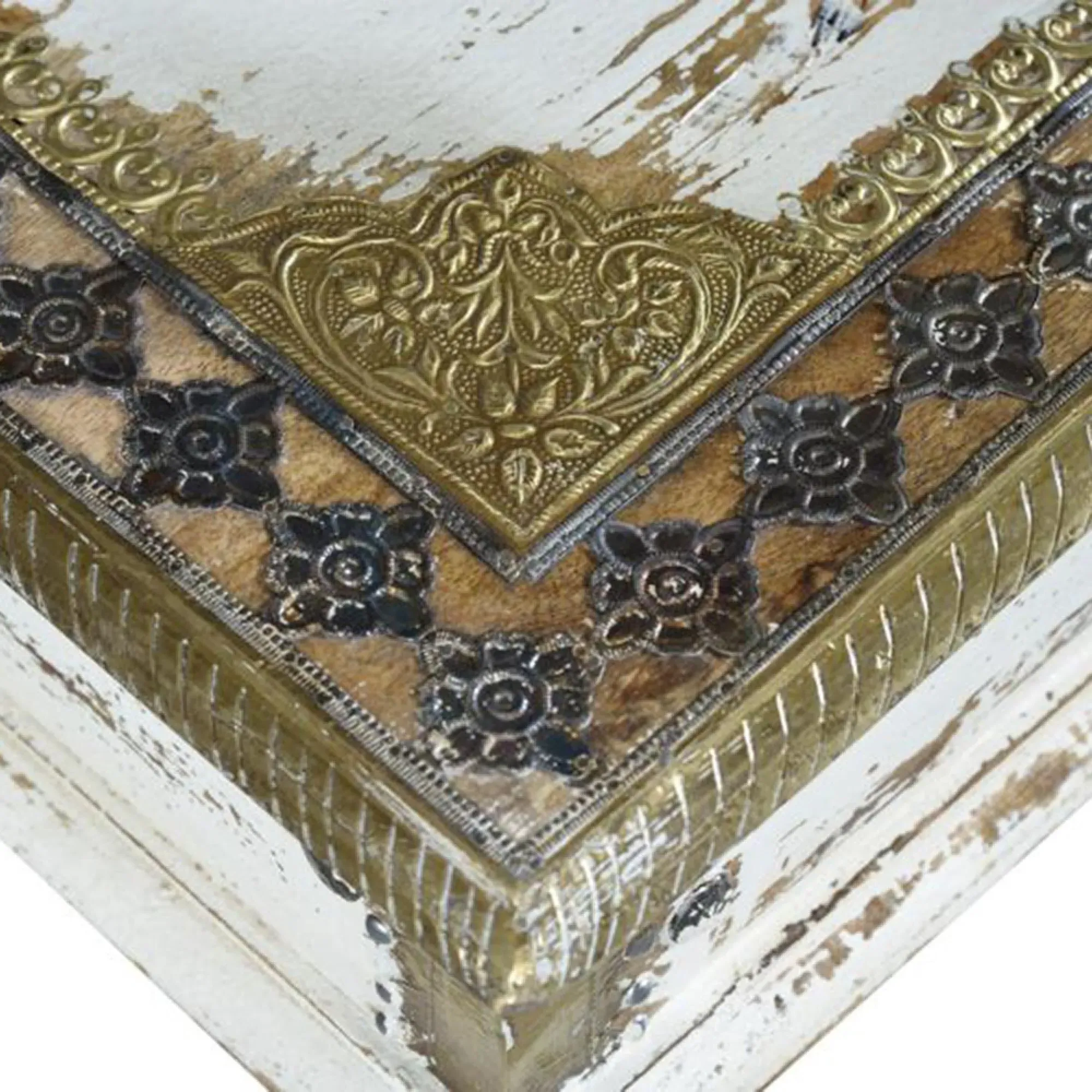 Solesia Coffee Table - White, Mango Wood