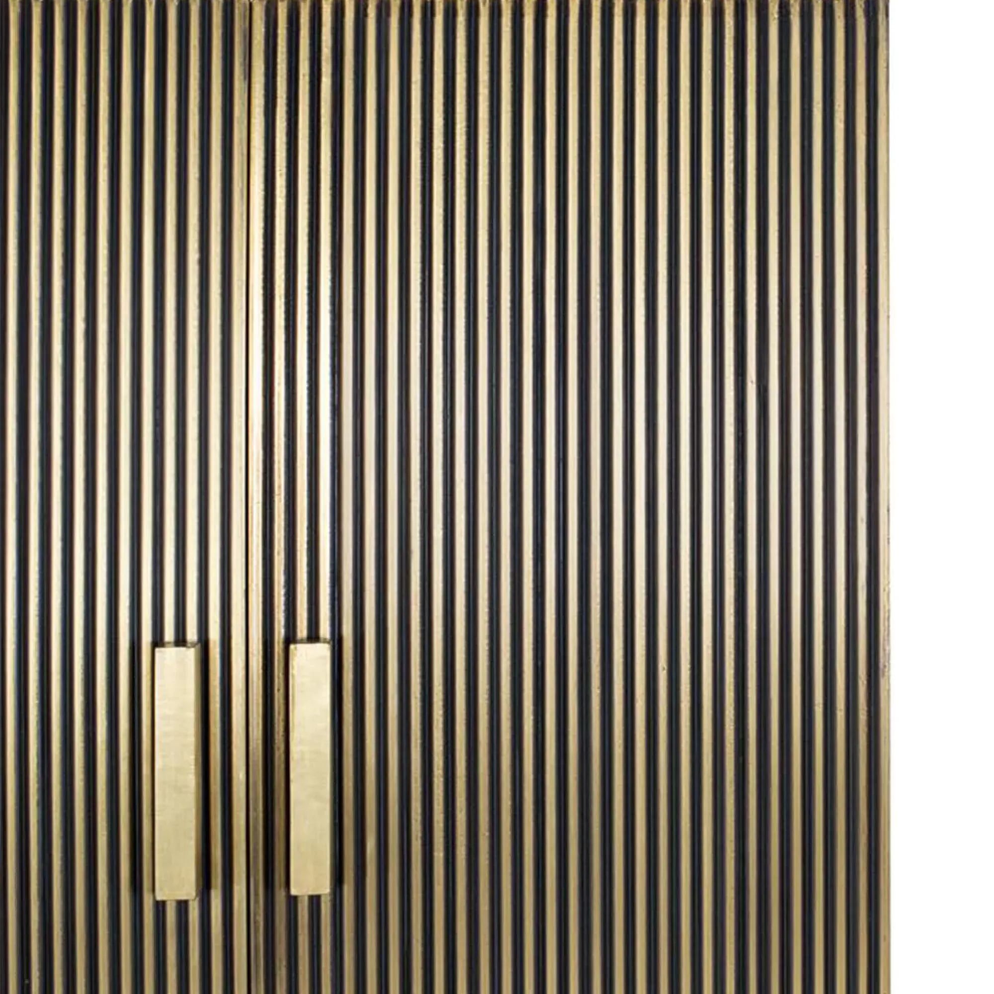 Stephen Ribbed 2 Door Cupboard - Bronze