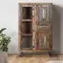 Texas 3 Door Hall Cabinet - Multicolour, Recycled Wood