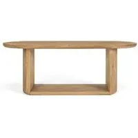 Trieste Oval 8-Seater Pedestal Dining Table - Natural, Mango Wood