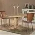Udine 4-Seater Round Pedestal Dining Table - Natural, Mango Wood