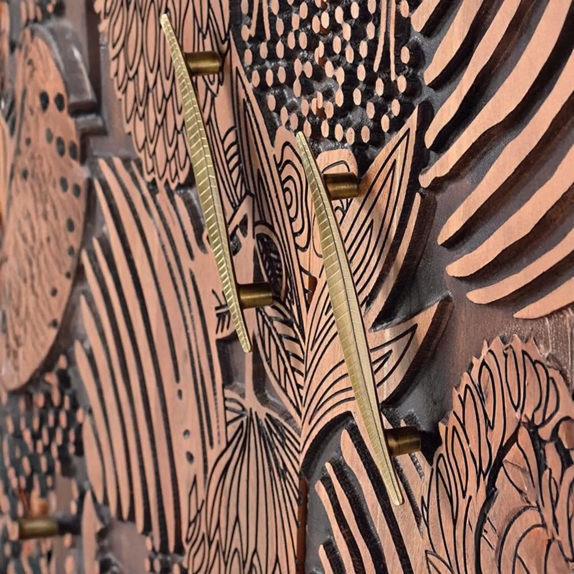 Valentia 4 Door Sideboard - Natural, Acacia Wood