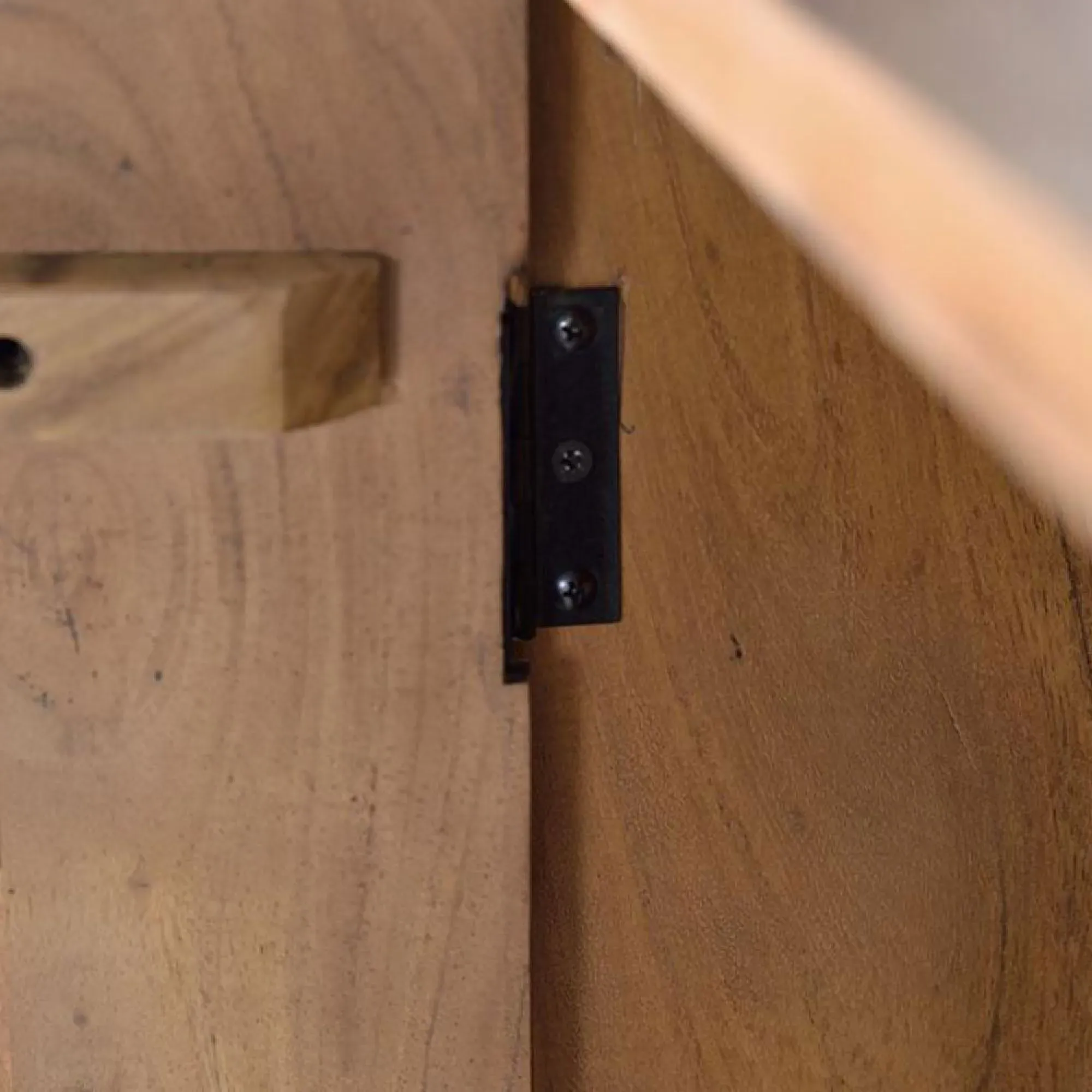 Valentia 4 Door Sideboard - Natural, Acacia Wood