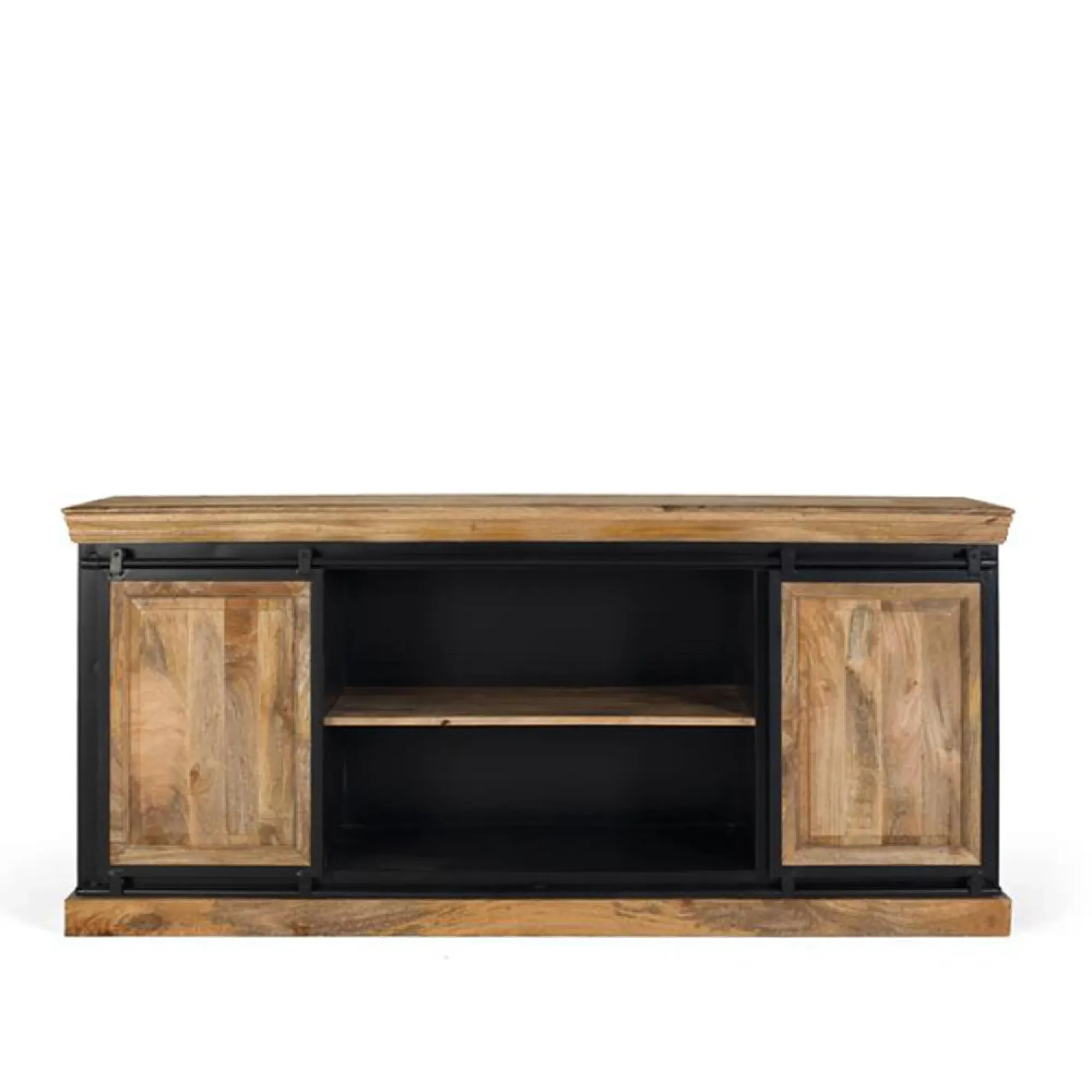 Varese 2 Door Sliding Sideboard - Natural, Mango Wood