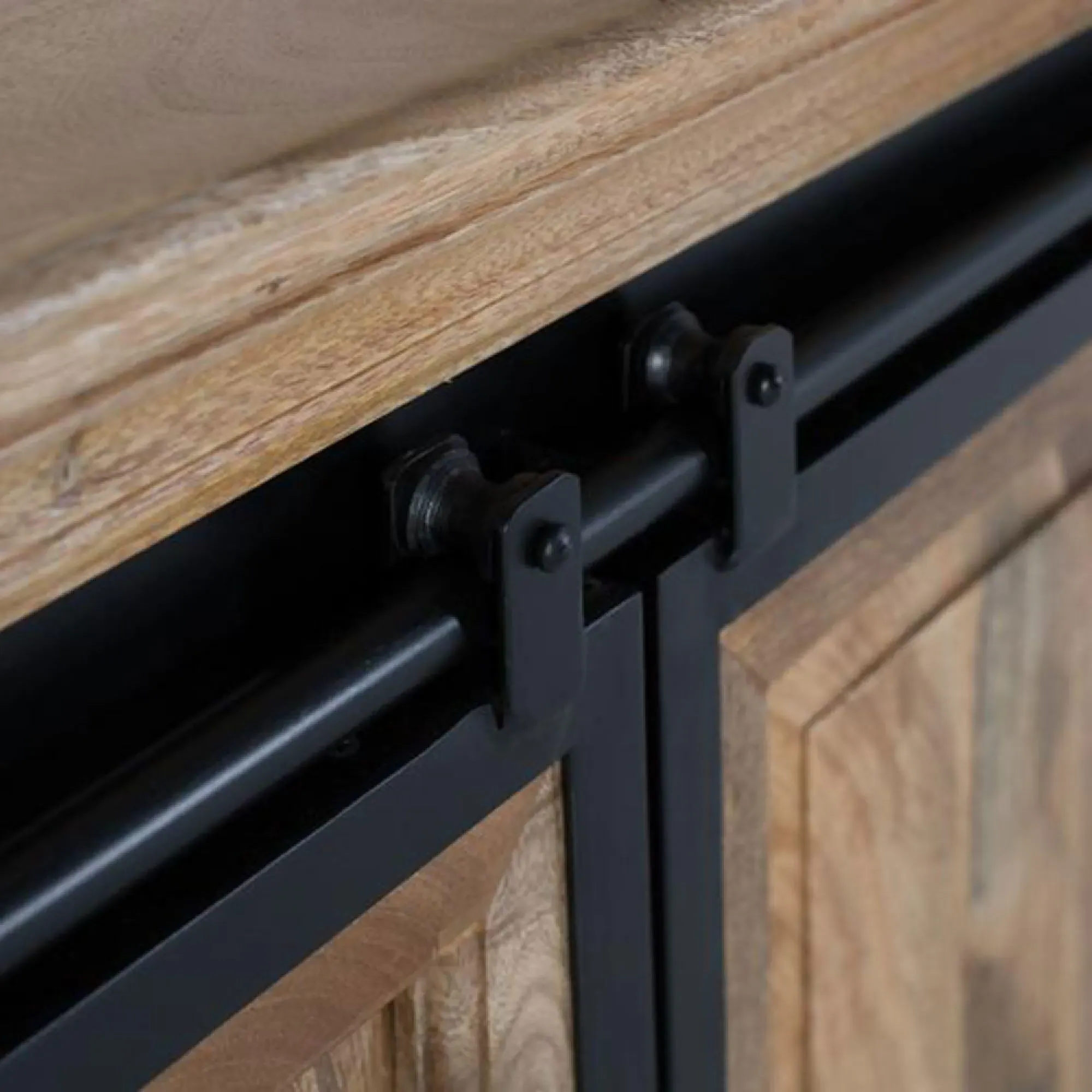 Varese 2 Door Sliding Sideboard - Natural, Mango Wood
