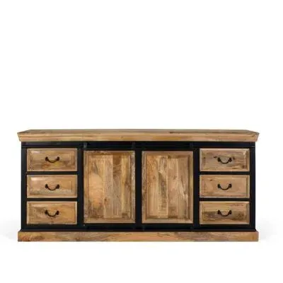 Varese 2 Door Sliding Sideboard - Natural, Mango Wood image
