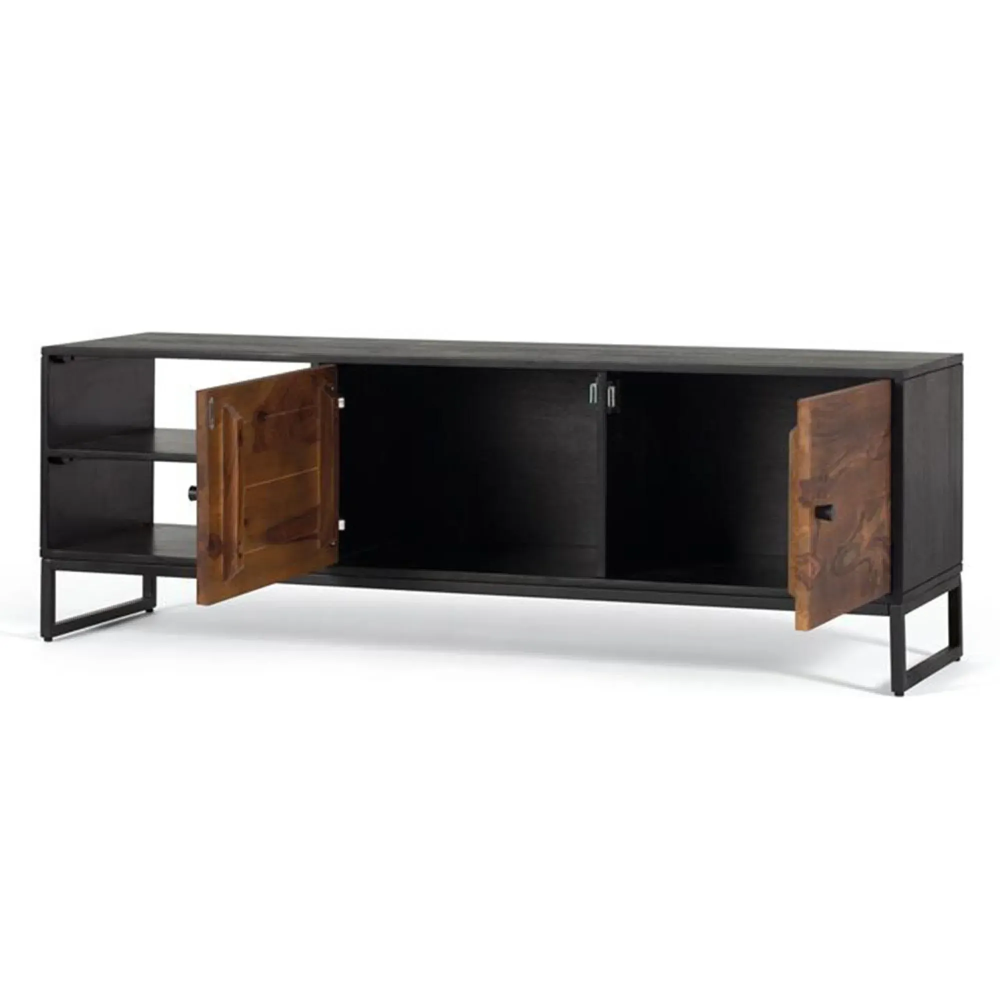 Venedocia 2 Door TV Unit - Brown, Mango Wood