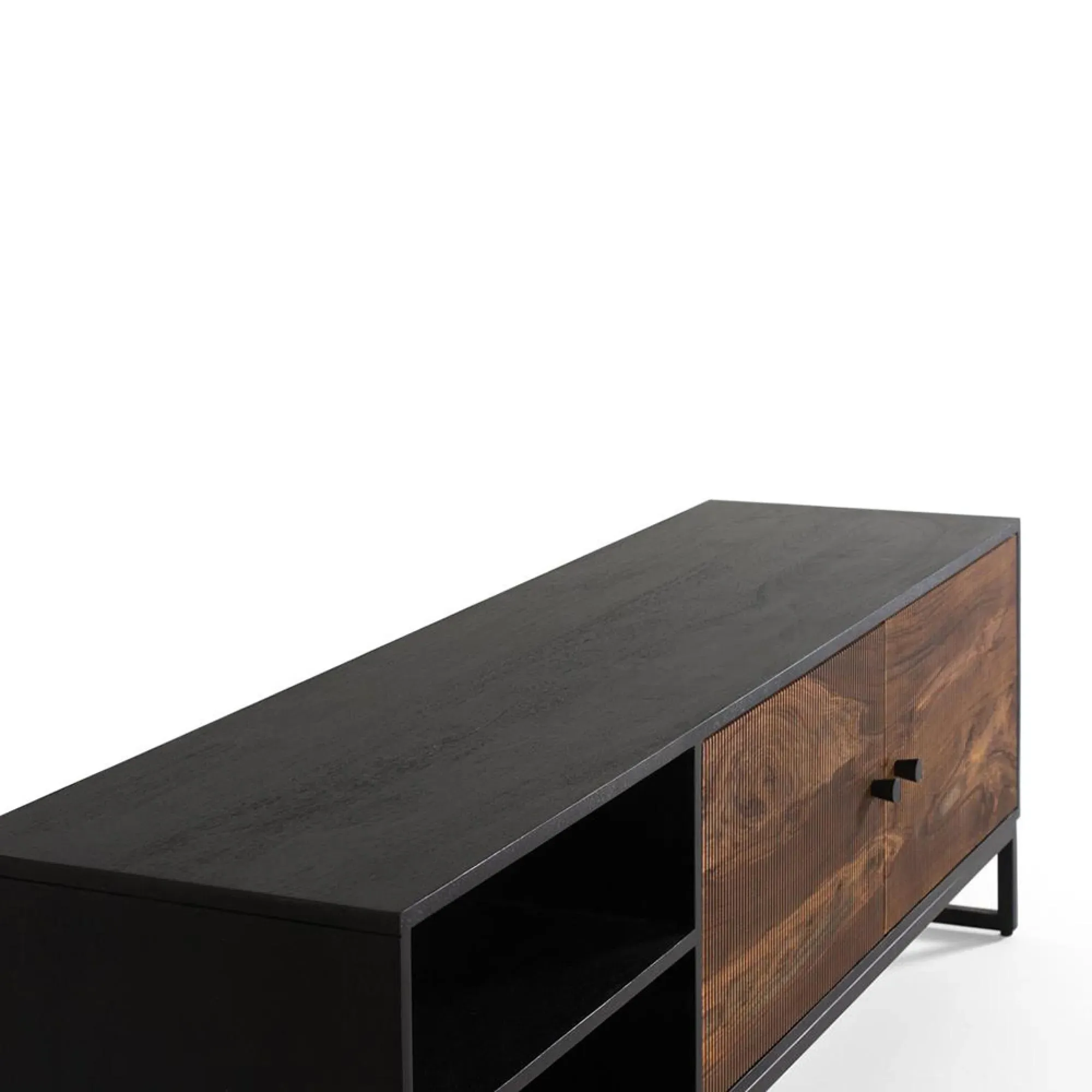 Venedocia 2 Door TV Unit - Brown, Mango Wood