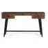 Venedocia 3 Drawer Desk - Brown, Mango Wood
