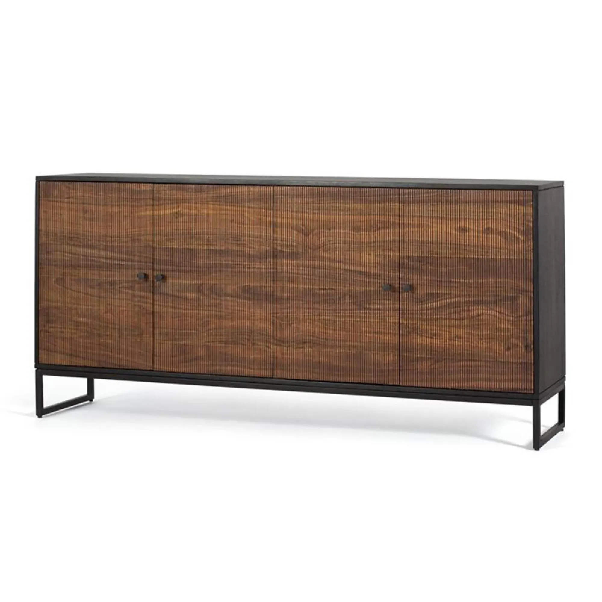 Venedocia 4 Door Large Sideboard - Brown, Mango Wood
