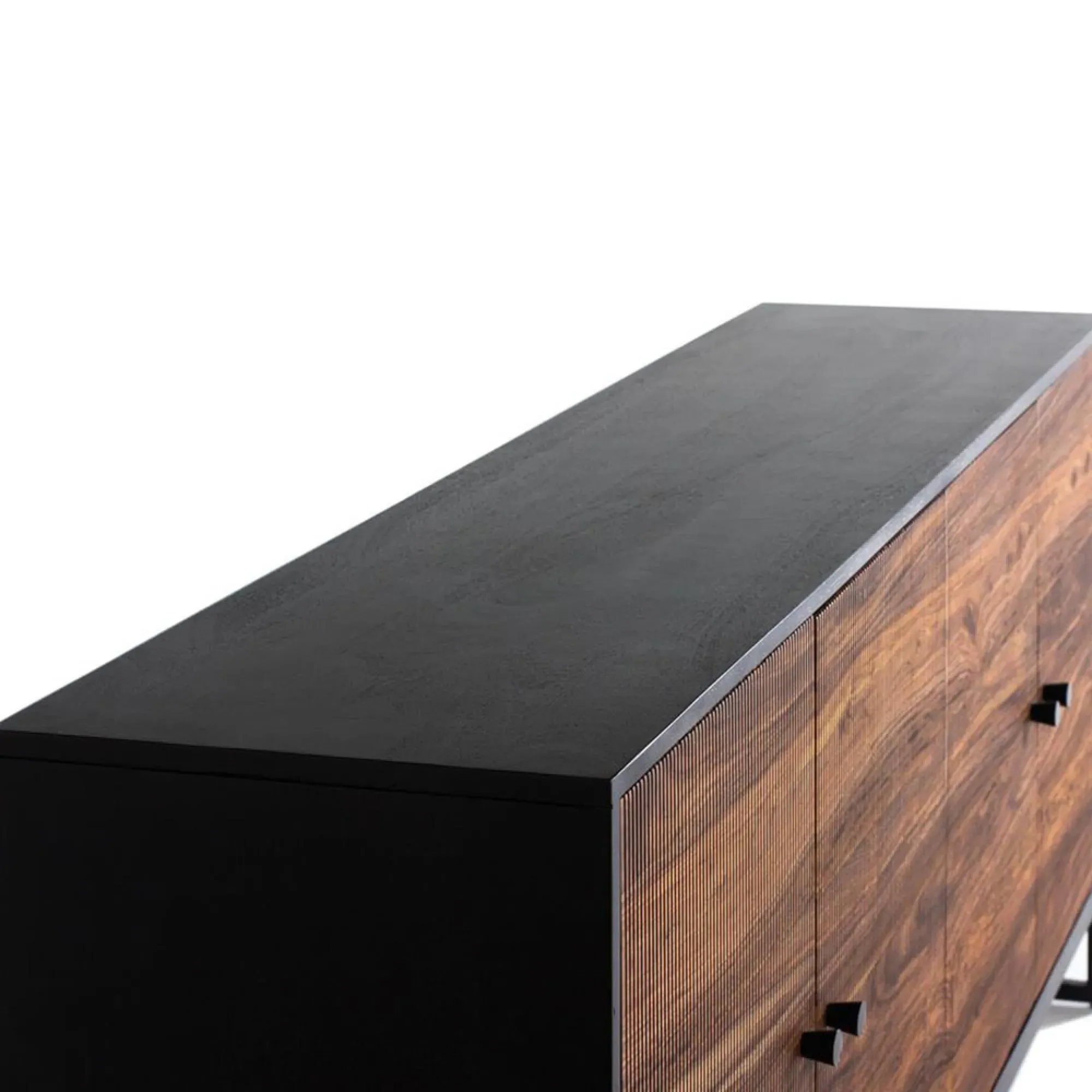 Venedocia 4 Door Large Sideboard - Brown, Mango Wood