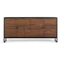 Venedocia 4 Door Large Sideboard - Brown, Mango Wood