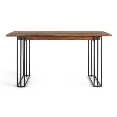 Venedocia 6-Seater Dining Table - Brown, Mango Wood