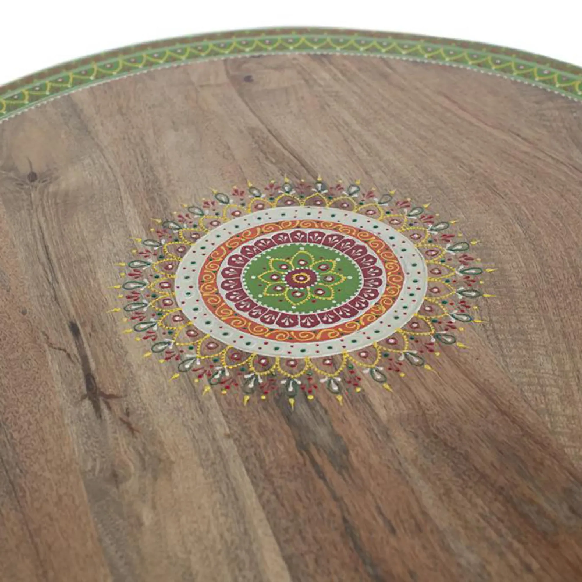 Verbano Round Pedestal Dining Table - Natural, Mango Wood