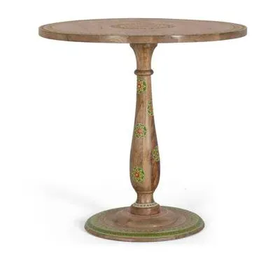Verbano Round Pedestal Dining Table - Natural, Mango Wood image