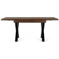 Verona Extendable Dining Table - Walnut, Mango Wood