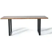 Vibo 6-Seater Dining Table - Natural, Acacia Wood