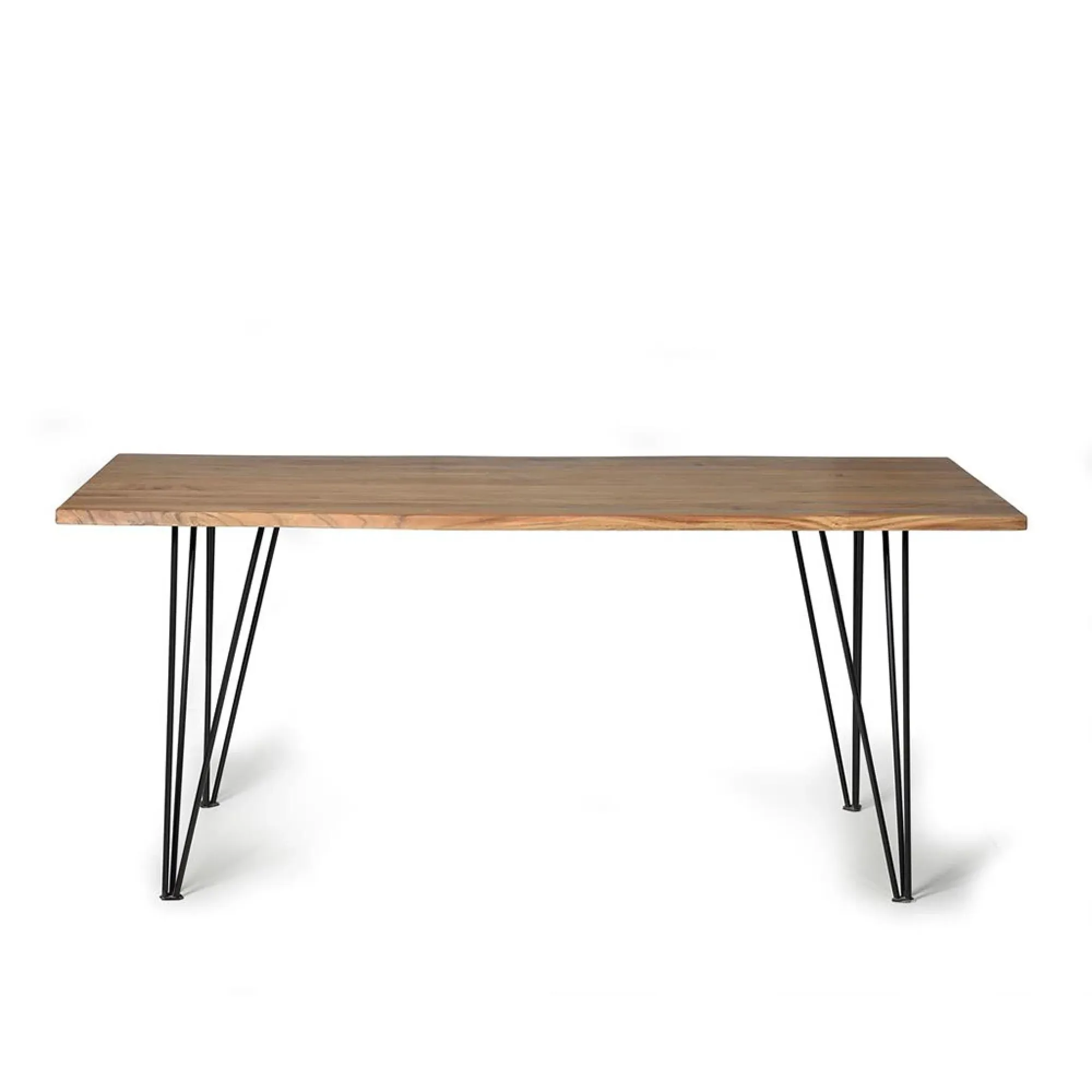 Vicenza 6-Seater Dining Table - Natural, Acacia Wood