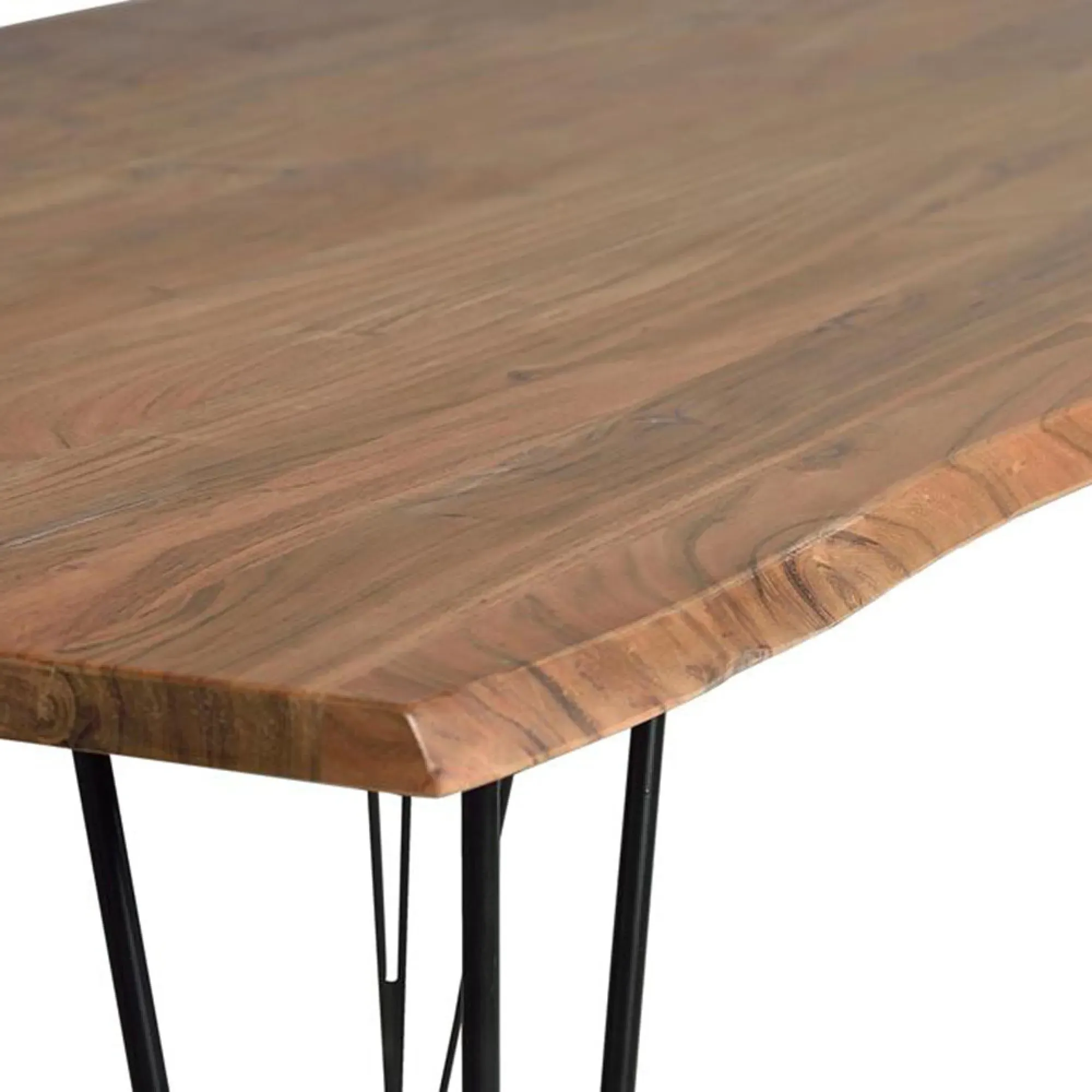 Vicenza 6-Seater Dining Table - Natural, Acacia Wood