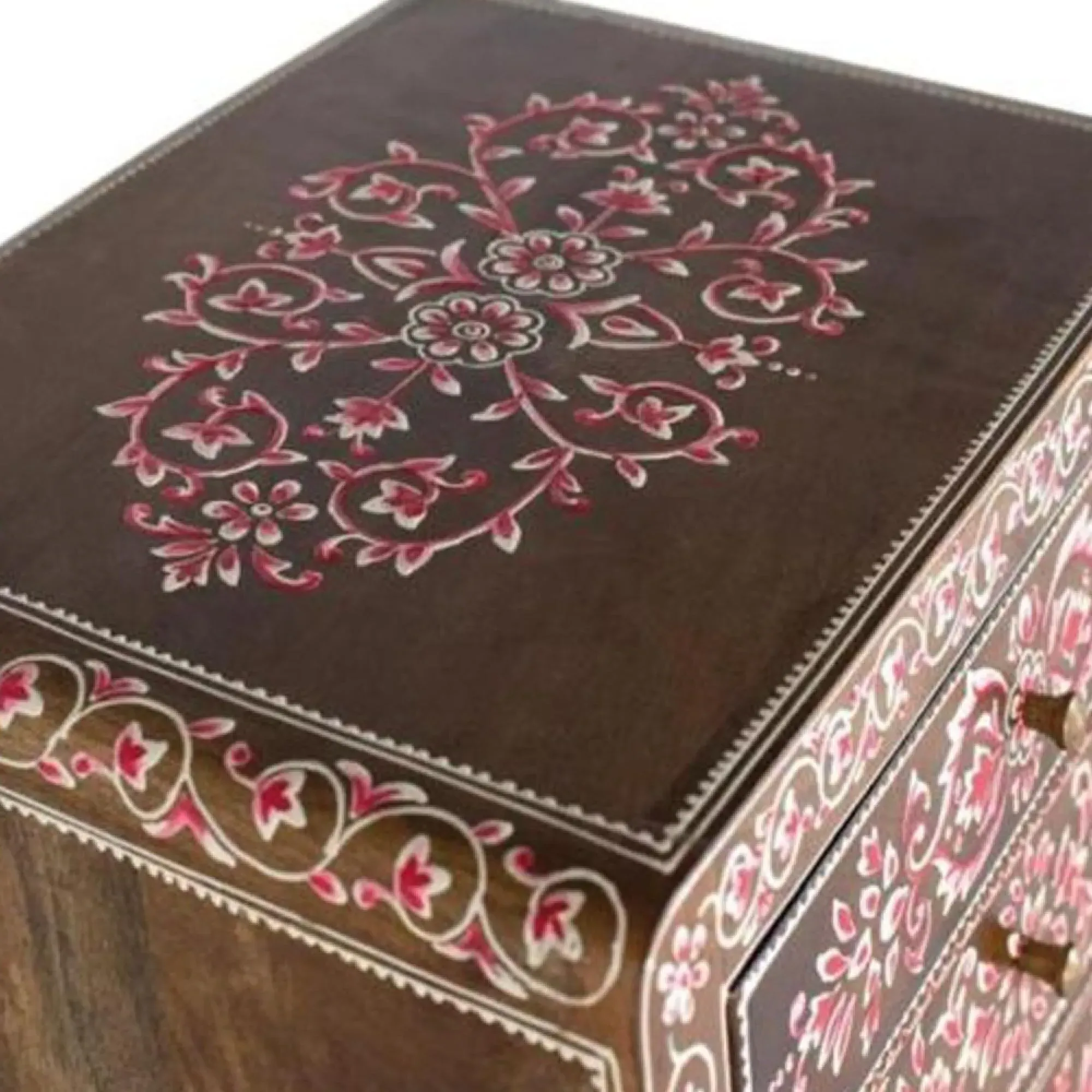 Wallowa 6 Drawer Narrow Chest - Brown, Mango Wood