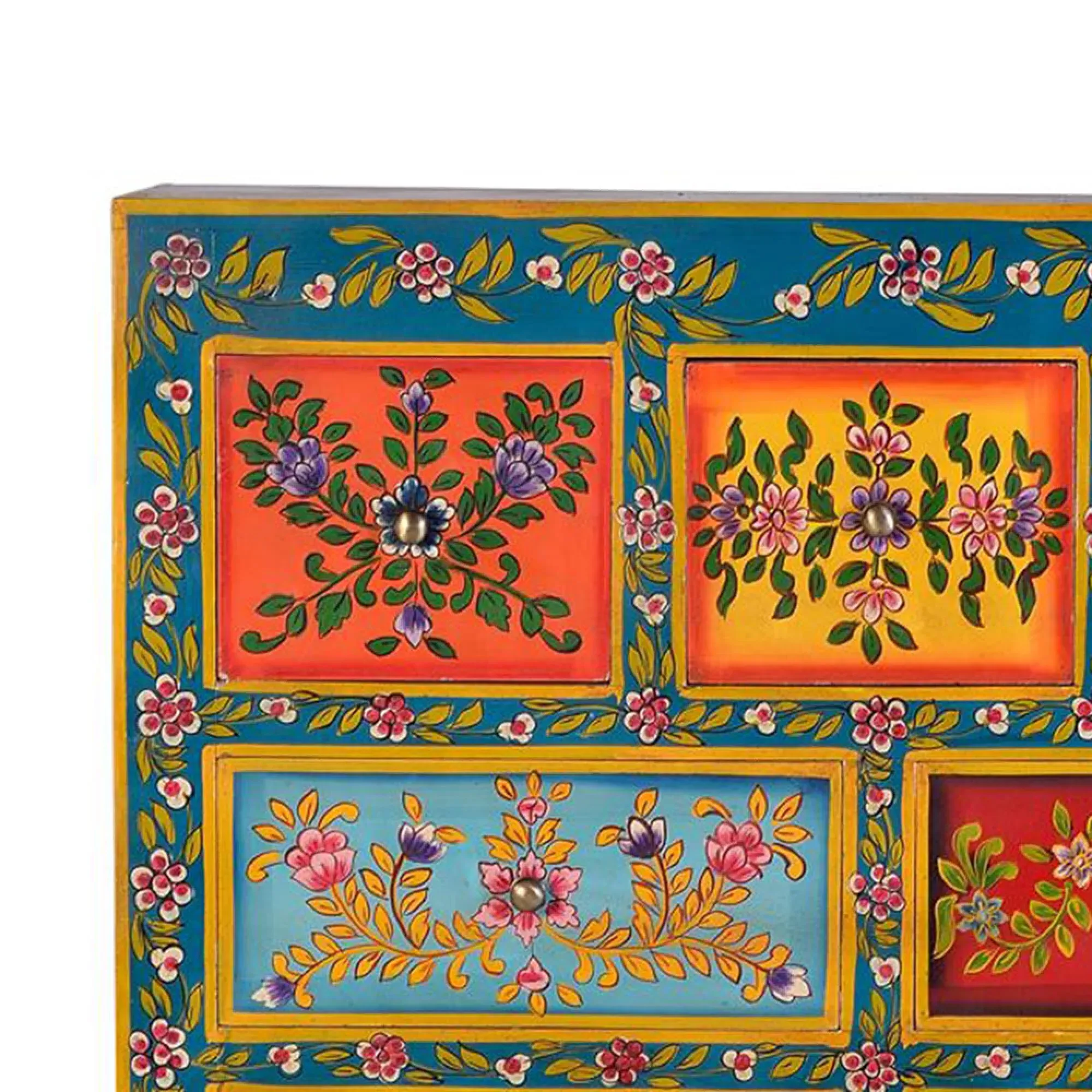 Wauzeka Hall Cabinet - Multicolor, Mango Wood