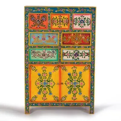 Wauzeka Hall Cabinet - Multicolor, Mango Wood image