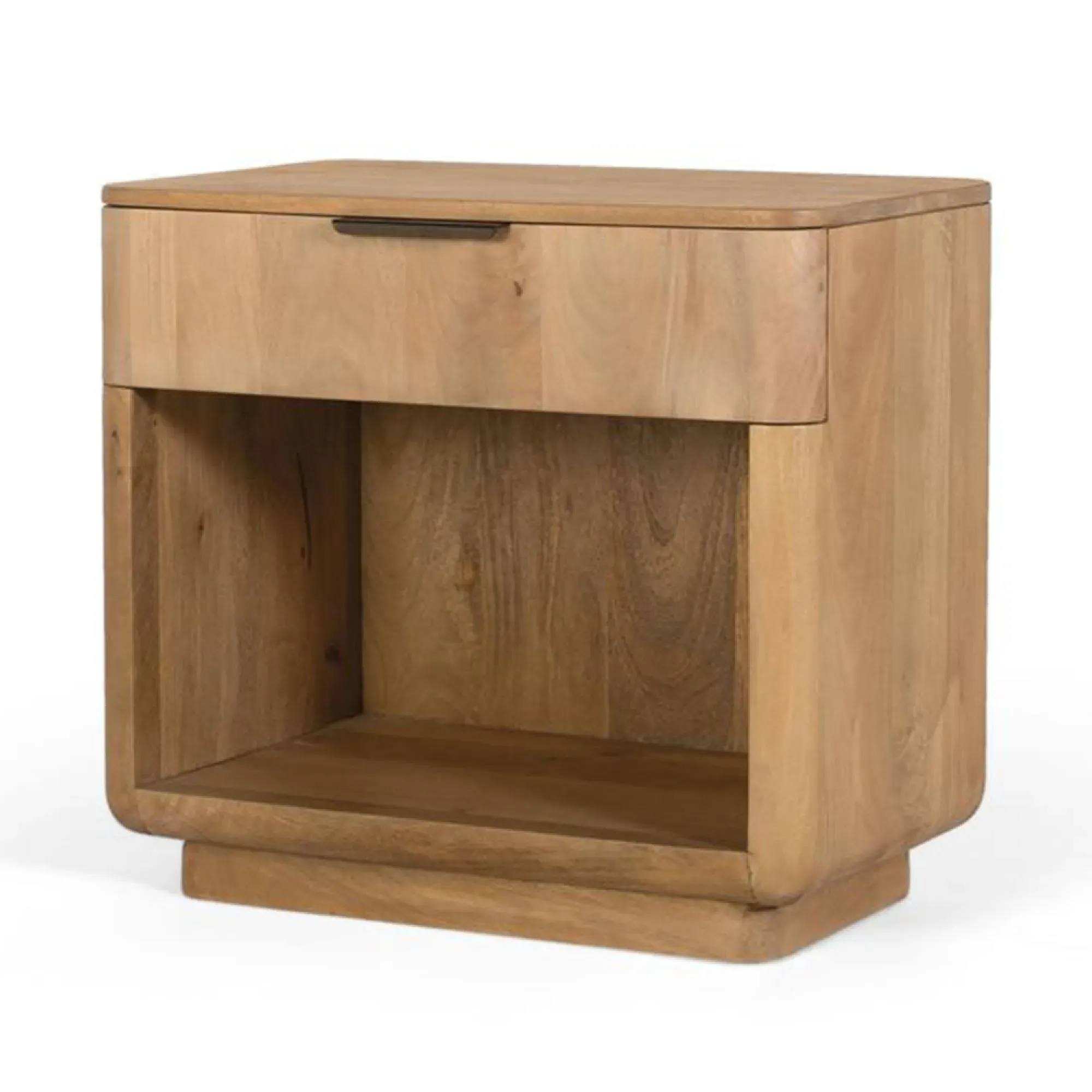Wrenley 1 Drawer Bedside Cabinet - Natural, Mango Wood