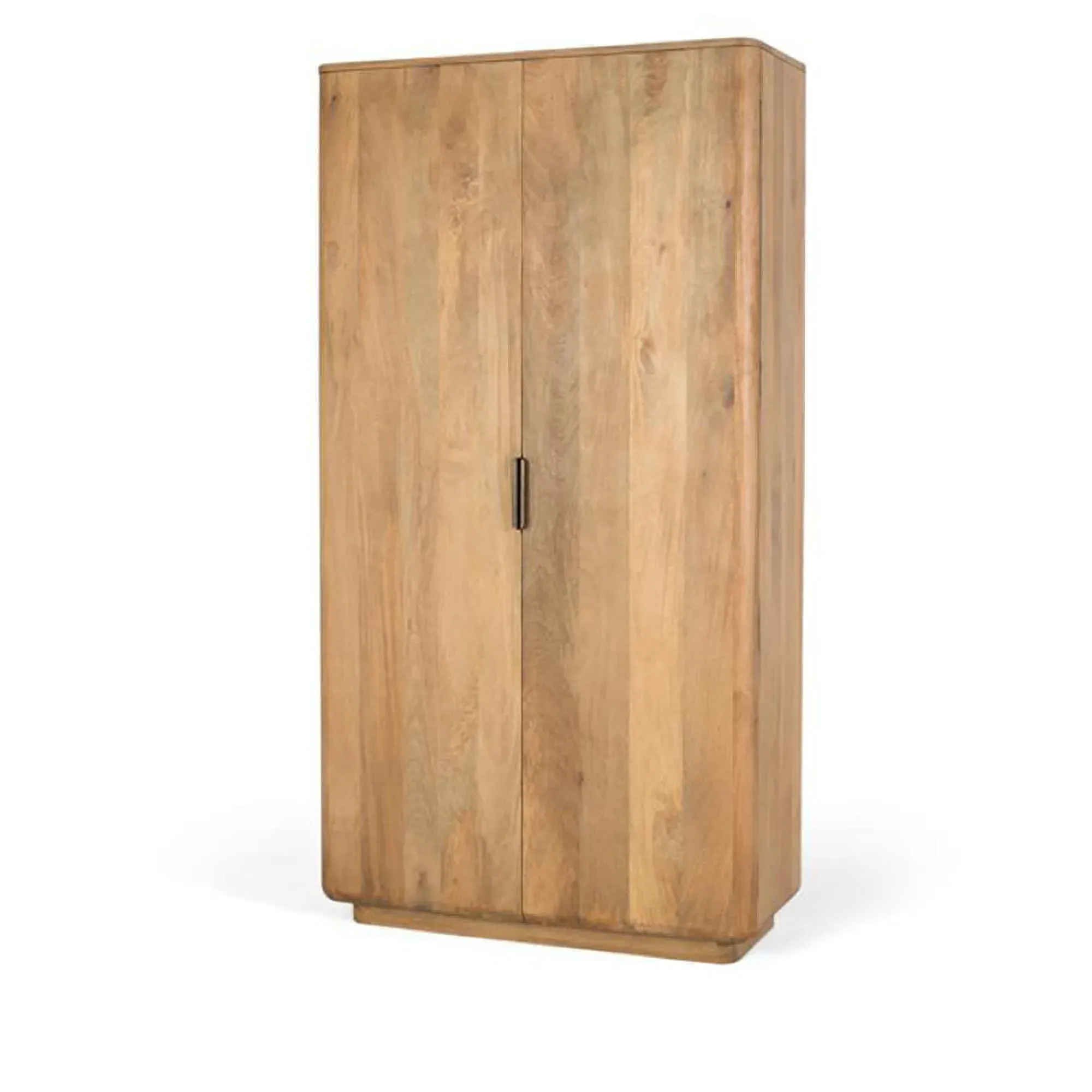 Wrenley 2 Door Wardrobe - Natural, Mango Wood