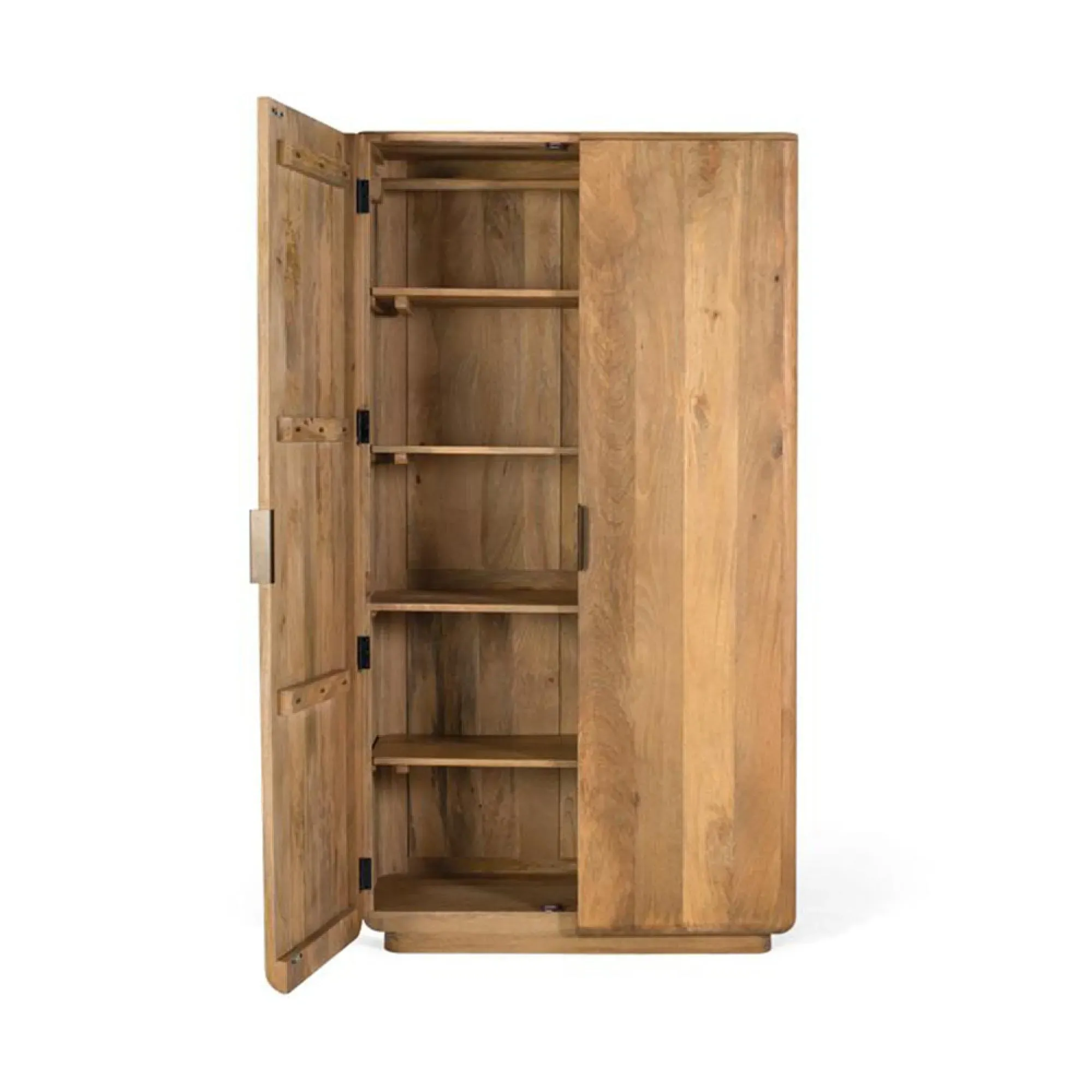 Wrenley 2 Door Wardrobe - Natural, Mango Wood