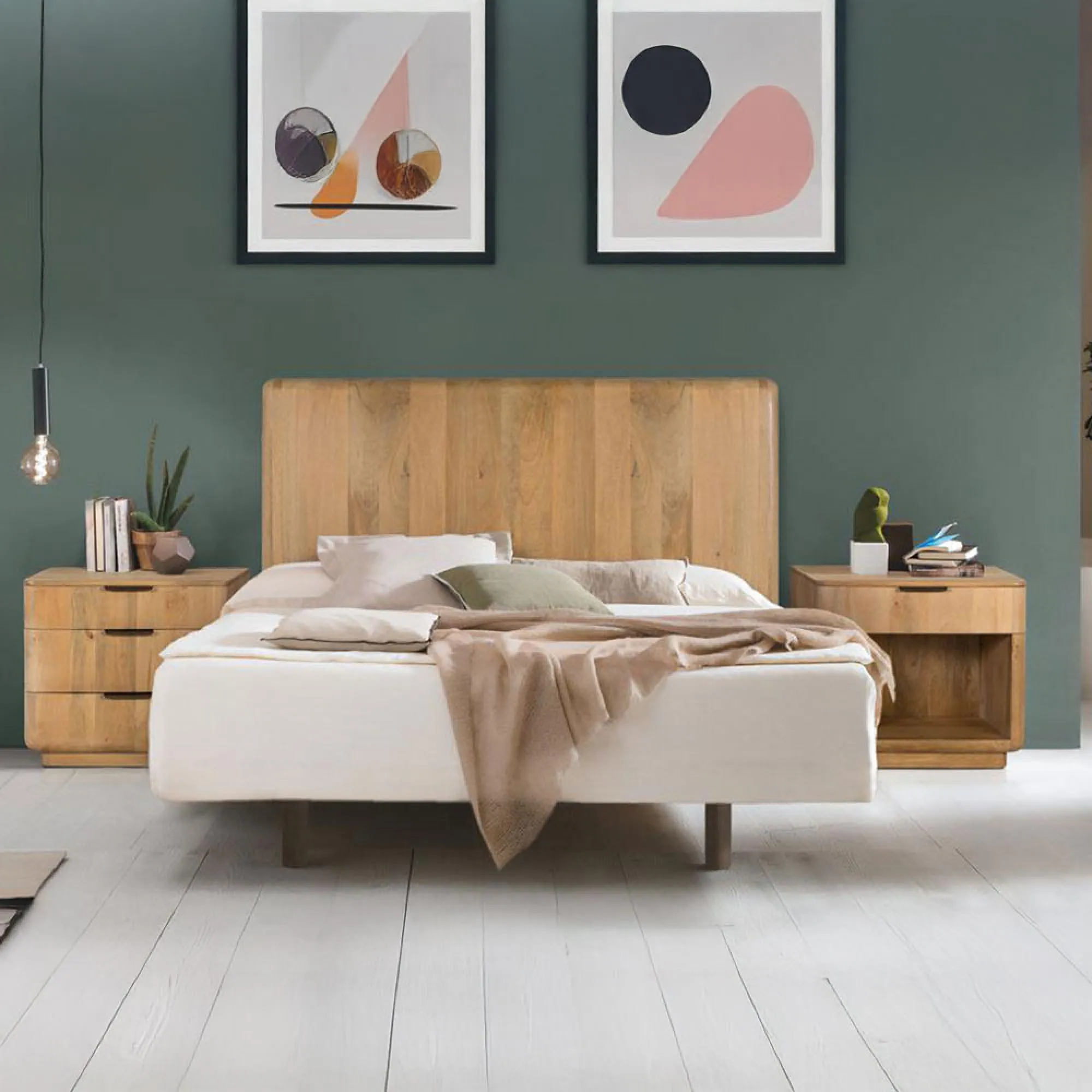 Wrenley 3 Drawer Chest - Natural, Mango Wood