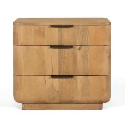 Wrenley 3 Drawer Chest - Natural, Mango Wood image