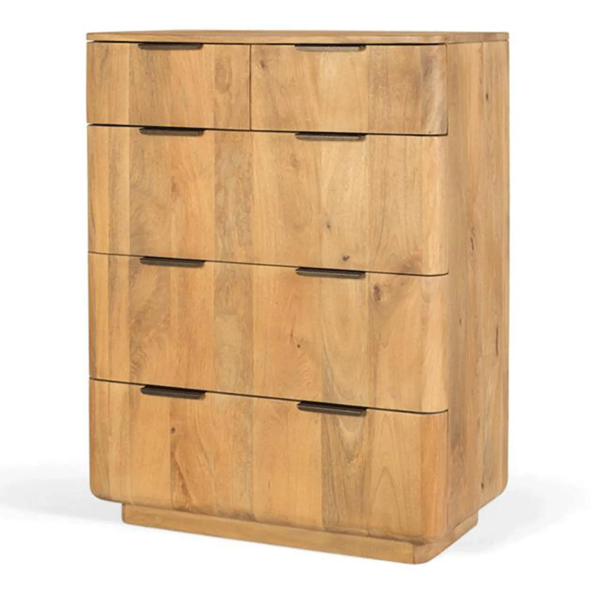 Wrenley 5-Drawer Chest - Natural, Mango Wood