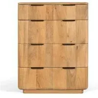 Wrenley 5-Drawer Chest - Natural, Mango Wood