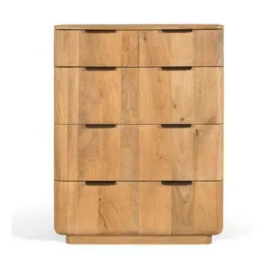 Wrenley 5-Drawer Chest - Natural, Mango Wood image
