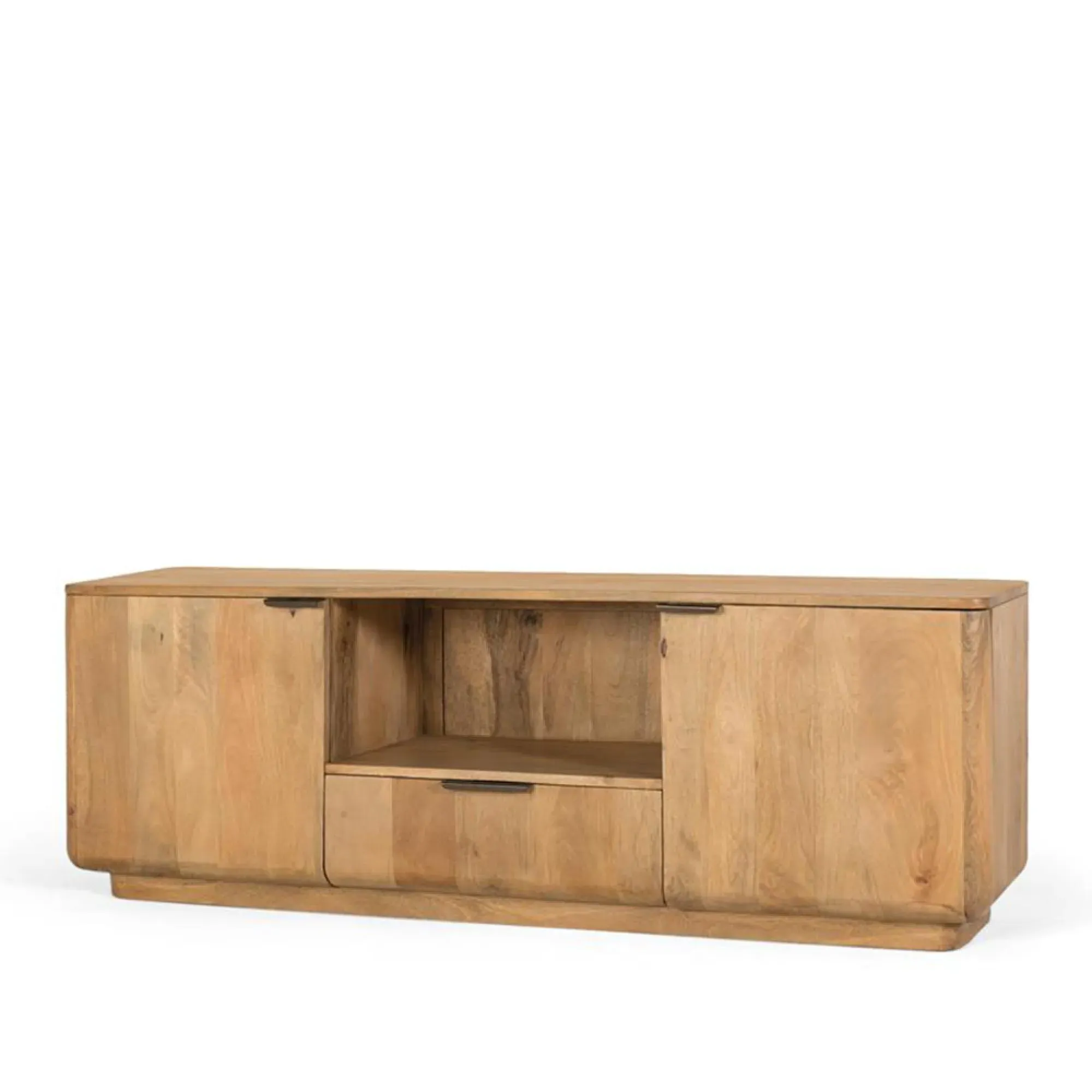 Wrenley TV Unit with Storage - Natural, Mango Wood